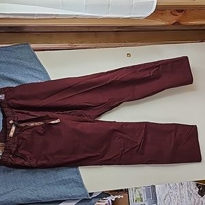 Prana burgundy straight leg